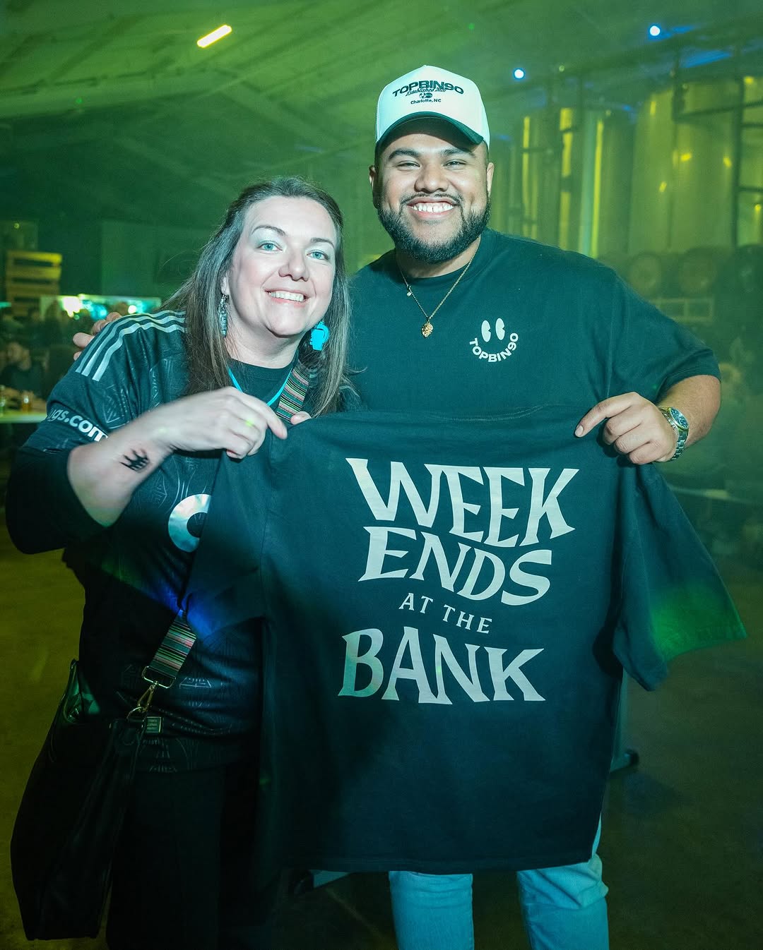 Weekends at The Bank Tee